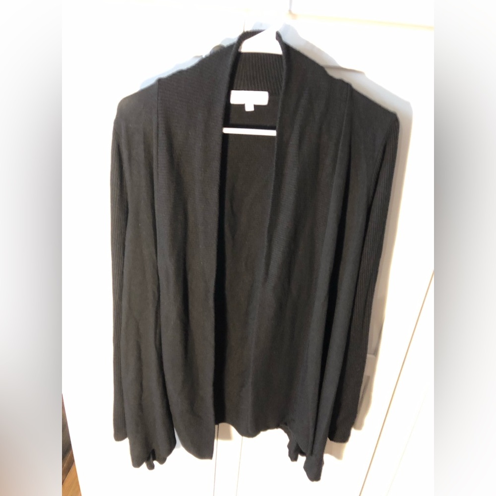 MICHAEL STARS BLACK JOCELYN CARDIGAN
